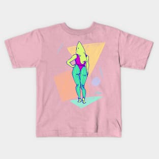 She Works Out Kids T-Shirt